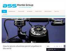 Tablet Screenshot of brasseriemontecarlo.com
